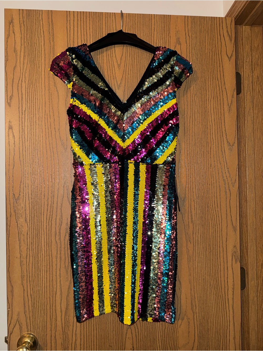 Sequin multi color dress
